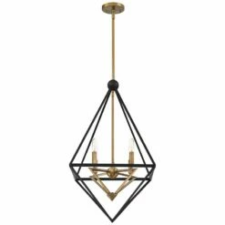 Louvre 22 1/2" Wide Bronze And Brass 4-Light Foyer Pendant 12 Louvre 22 1/2" Wide Bronze And Brass 4-Light Foyer Pendant -Lighting Sales Shop louvre 22 and one half inch wide bronze and brass 4 light foyer pendant 67t70views3