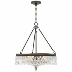 Macey 20 1/4" Wide Traditional Bronze Finish Crystal Chandelier 13 Macey 20 1/4" Wide Traditional Bronze Finish Crystal Chandelier -Lighting Sales Shop macey 20 and one quarter inch wide traditional bronze finish crystal chandelier 15e92views2