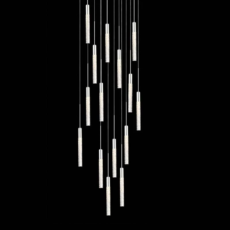 Magic 23"W Polished Nickel 15-Light LED Multi Light Pendant 4 Magic 23"W Polished Nickel 15-Light LED Multi Light Pendant - Image 2