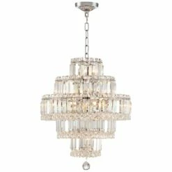 Magnificence 18 1/2" Wide 18-Light LED Crystal Chandelier -Lighting Sales Shop magnificence 18 and one half inch wide 18 light led crystal chandelier 1g888views1