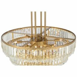 Magnificence 23 3/4" Wide Soft Gold Crystal Pendant Light 11 Magnificence 23 3/4" Wide Soft Gold Crystal Pendant Light -Lighting Sales Shop magnificence 23 and three quarter inch wide soft gold crystal pendant light 313f2views2