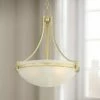 Mallot 20" Wide Soft Gold Glass Bowl Pendant Light