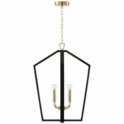 Maren 20" Wide Black And Brass Pendant Modern Chandelier -Lighting Sales Shop maren 20 inch wide black and brass pendant modern chandelier 597m3views1