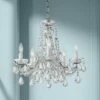 Maria Theresa 20" Wide Polished Chrome 5-Light Chandelier -Lighting Sales Shop maria theresa 20 inch wide polished chrome 5 light chandelier 74t69cropped