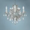 Maria Theresa 20" Wide Polished Chrome 6-Light Chandelier