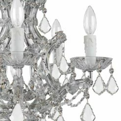Maria Theresa 20" Wide Polished Chrome 6-Light Chandelier -Lighting Sales Shop maria theresa 20 inch wide polished chrome 6 light chandelier 3n245views1