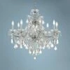 Maria Theresa 28" Wide Polished Nickel 9-Light Chandelier -Lighting Sales Shop maria theresa 28 inch wide polished nickel 9 light chandelier 74t70cropped