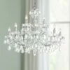 Maria Theresa 29" Wide Polished Chrome 12-Light Chandelier