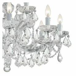 Maria Theresa 29" Wide Polished Chrome 12-Light Chandelier -Lighting Sales Shop maria theresa 29 inch wide polished chrome 12 light chandelier 62e52views1