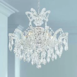 Maria Theresa Imperial 21" Wide 6-Light Crystal Chandelier