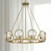 MarjieScope 32"W 10-Light Antique Brass Chandelier -Lighting Sales Shop marjiescope 32 inchw 10 light antique brass chandelier 517f0cropped
