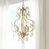 Marley 13" Wide Gold Metal And Crystal 3-Light Chandelier -Lighting Sales Shop marley 13 inch wide gold metal and crystal 3 light chandelier 91t32cropped