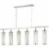Marley 46 1/2"W Polished Nickel Kitchen Island Light Pendant
