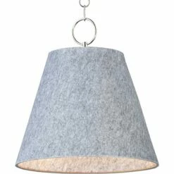 Maxim Acoustic 20" Wide Satin Nickel And Gray Pendant Light -Lighting Sales Shop maxim acoustic 20 inch wide satin nickel and gray pendant light 87y77views2