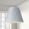 Maxim Acoustic 30" Wide Satin Nickel And Gray Pendant Light