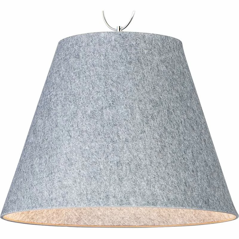 Maxim Acoustic 30" Wide Satin Nickel And Gray Pendant Light 6 Maxim Acoustic 30" Wide Satin Nickel And Gray Pendant Light - Image 4