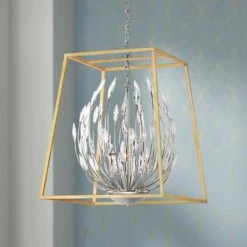 Maxim Bouquet 24 1/2"W Gold And Nickel Foyer Pendant Light