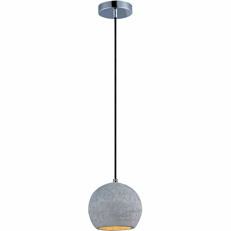 Maxim Crete 7"W 1-Light LED Concrete Dome Mini Pendant 4 Maxim Crete 7"W 1-Light LED Concrete Dome Mini Pendant - Image 2