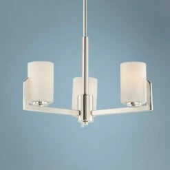 Maxim Dart 22 1/4" Wide Satin Nickel 3-Light Chandelier