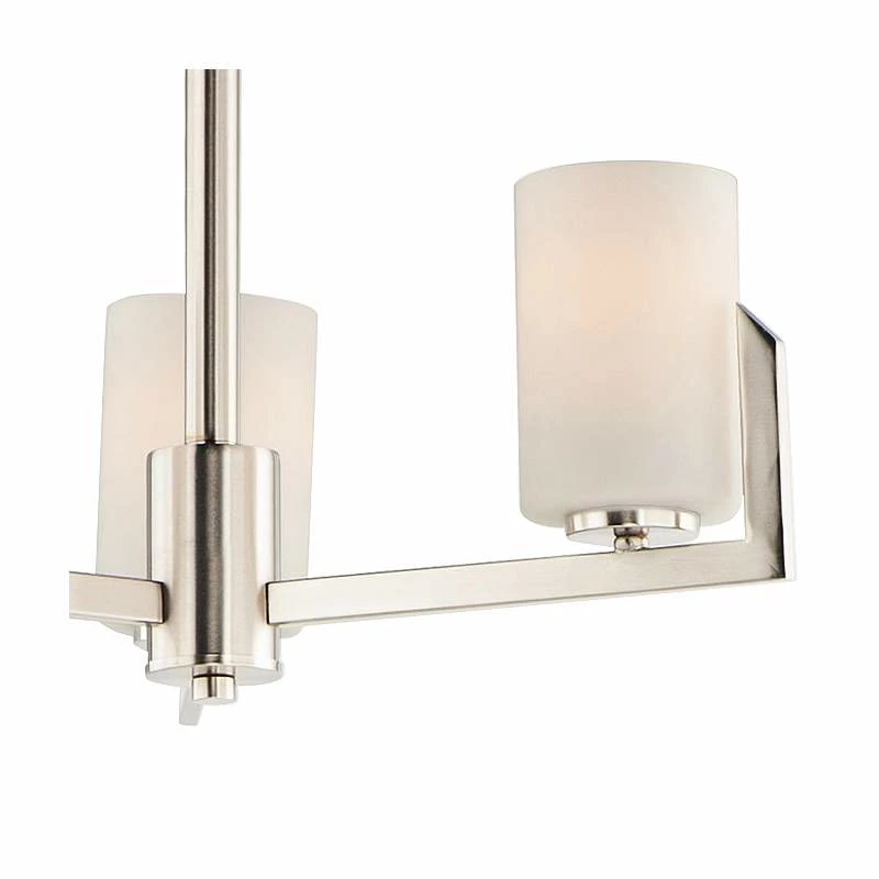 Maxim Dart 22 1/4" Wide Satin Nickel 3-Light Chandelier 5 Maxim Dart 22 1/4" Wide Satin Nickel 3-Light Chandelier - Image 3