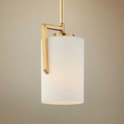 Maxim Dart 4 1/2" Wide Satin Brass Mini Pendant Light