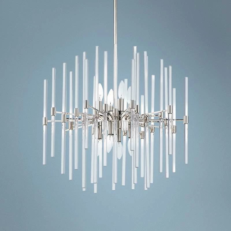 Maxim Divine 23" Wide Polished Nickel 8-Light Modern Pendant Light 3 Maxim Divine 23" Wide Polished Nickel 8-Light Modern Pendant Light