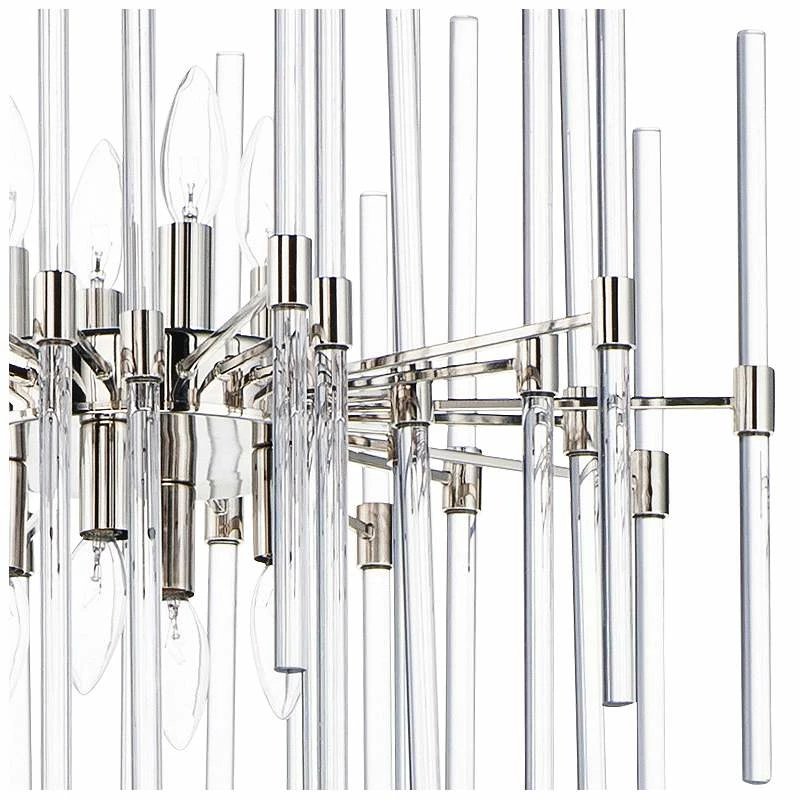 Maxim Divine 23" Wide Polished Nickel 8-Light Modern Pendant Light 5 Maxim Divine 23" Wide Polished Nickel 8-Light Modern Pendant Light - Image 3