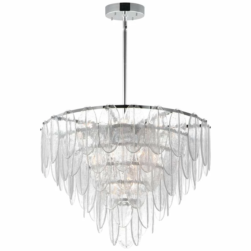 Maxim Glacier 31 1/2"W Polished Chrome Pendant Chandelier 4 Maxim Glacier 31 1/2"W Polished Chrome Pendant Chandelier - Image 2