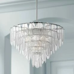 Maxim Glacier 31 1/2"W Polished Chrome Pendant Chandelier