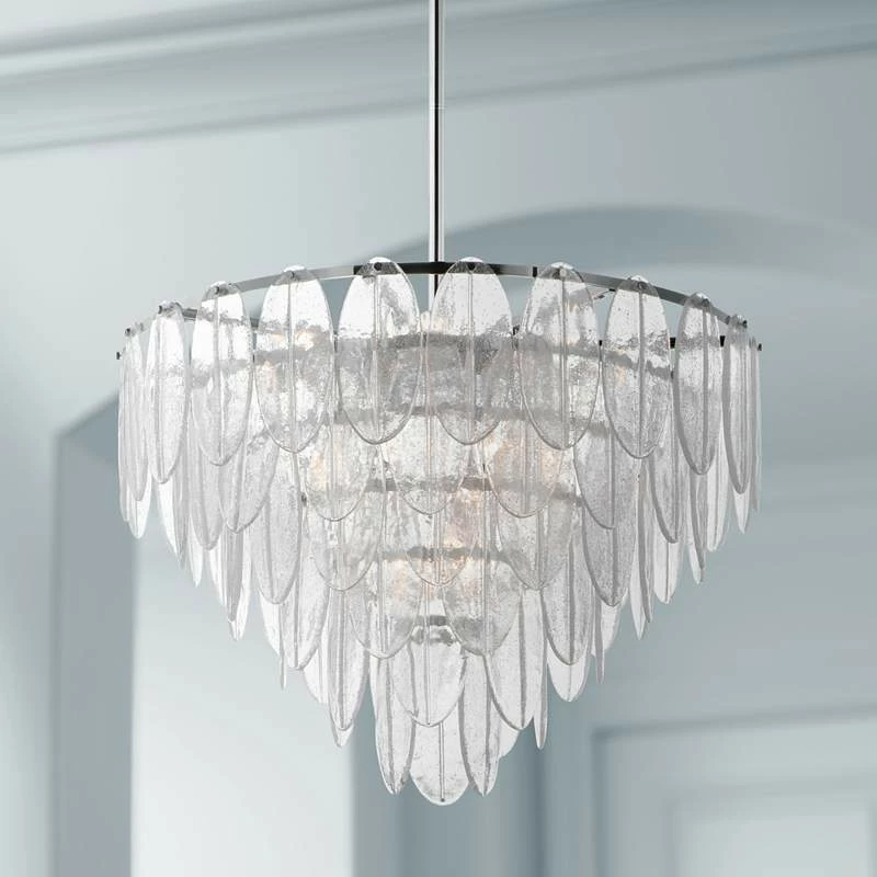 Maxim Glacier 31 1/2"W Polished Chrome Pendant Chandelier 3 Maxim Glacier 31 1/2"W Polished Chrome Pendant Chandelier