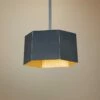 Maxim Honeycomb 9"W Black Gold LED Mini Pendant Light -Lighting Sales Shop maxim honeycomb 9 inchw black gold led mini pendant light 75h31cropped