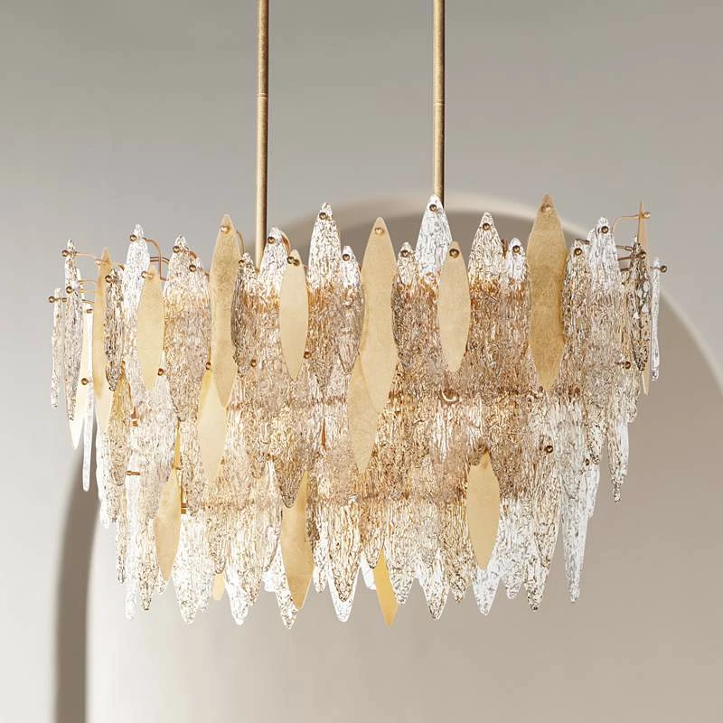 Maxim Majestic 39 1/2"W Gold Leaf Island Pendant Chandelier 3 Maxim Majestic 39 1/2"W Gold Leaf Island Pendant Chandelier
