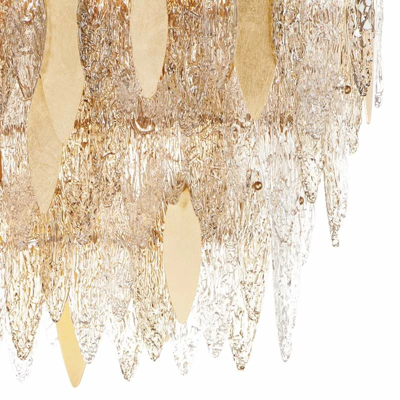 Maxim Majestic 39 1/2"W Gold Leaf Island Pendant Chandelier 5 Maxim Majestic 39 1/2"W Gold Leaf Island Pendant Chandelier - Image 3