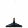 Maxim Nordic 15.25" Wide Walnut And Black Modern Pendant Light -Lighting Sales Shop maxim nordic 15 25 inch wide walnut and black modern pendant light 877e3