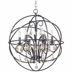 Maxim Orbit 25" Wide Oil-Rubbed Bronze Orb Chandelier -Lighting Sales Shop maxim orbit 25 inch wide oil rubbed bronze orb chandelier 8r554