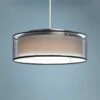 Maxim Prime 16" Wide Black Organza Shade LED Pendant Light -Lighting Sales Shop maxim prime 16 inch wide black organza shade led pendant light 69f85cropped