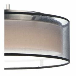 Maxim Prime 16" Wide Black Organza Shade LED Pendant Light -Lighting Sales Shop maxim prime 16 inch wide black organza shade led pendant light 69f85views1