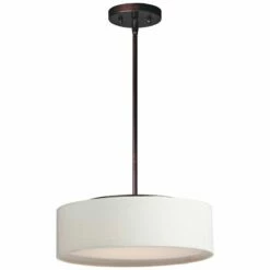 Maxim Prime 16" Wide Oatmeal Linen Shade LED Pendant Light -Lighting Sales Shop maxim prime 16 inch wide oatmeal linen shade led pendant light 69g18