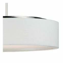 Maxim Prime 20" Wide White Linen Shade LED Pendant Light -Lighting Sales Shop maxim prime 20 inch wide white linen shade led pendant light 69f77views1