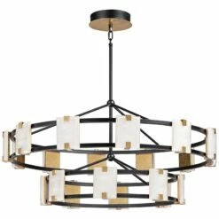 Maxim Radiant 41 3/4"W Black Gold 20-Light LED Chandelier -Lighting Sales Shop maxim radiant 41 and three quarter inchw black gold 20 light led chandelier 82m51