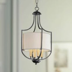 Maxim Savant 11"W Antique Bronze 4-Light Mini Pendant Light