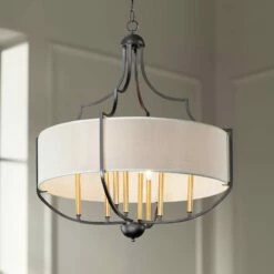 Maxim Savant 31" Wide Antique Bronze 8-Light Pendant Light