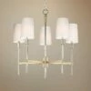 Maxim Uptown 26" Wide Brass And Chrome 5-Light Chandelier -Lighting Sales Shop maxim uptown 26 inch wide brass and chrome 5 light chandelier 75h33cropped