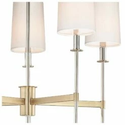 Maxim Uptown 26" Wide Brass And Chrome 5-Light Chandelier -Lighting Sales Shop maxim uptown 26 inch wide brass and chrome 5 light chandelier 75h33views1