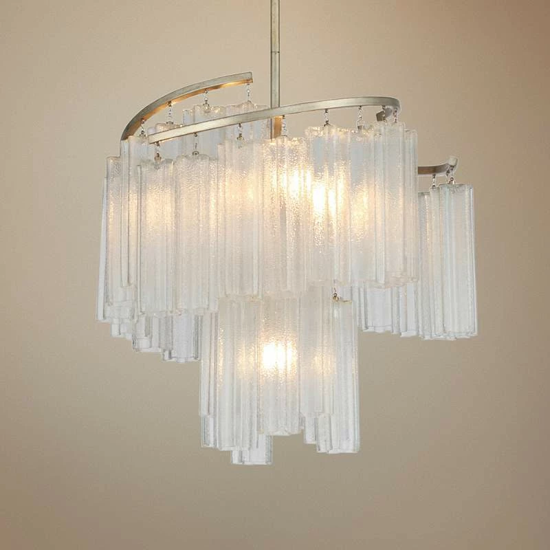Maxim Victoria 24 3/4"W Golden Silver And Modern Glass Pendant Light 3 Maxim Victoria 24 3/4"W Golden Silver And Modern Glass Pendant Light