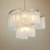 Maxim Victoria 33" Wide Golden Silver And Glass Modern Pendant Light -Lighting Sales Shop maxim victoria 33 inch wide golden silver and glass modern pendant light 67n97cropped