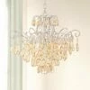 Mellie 24" Wide Champagne Gold And Crystal Chandelier -Lighting Sales Shop mellie 24 inch wide champagne gold and crystal chandelier 63c74cropped