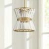 Melwick 10" Wide Soft Gold Crystal Mini Pendant -Lighting Sales Shop melwick 10 inch wide soft gold crystal mini pendant 300p1cropped
