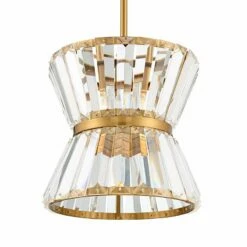 Melwick 10" Wide Soft Gold Crystal Mini Pendant 10 Melwick 10" Wide Soft Gold Crystal Mini Pendant -Lighting Sales Shop melwick 10 inch wide soft gold crystal mini pendant 300p1views1