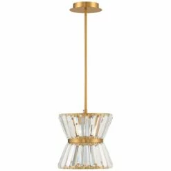 Melwick 10" Wide Soft Gold Crystal Mini Pendant 12 Melwick 10" Wide Soft Gold Crystal Mini Pendant -Lighting Sales Shop melwick 10 inch wide soft gold crystal mini pendant 300p1views3